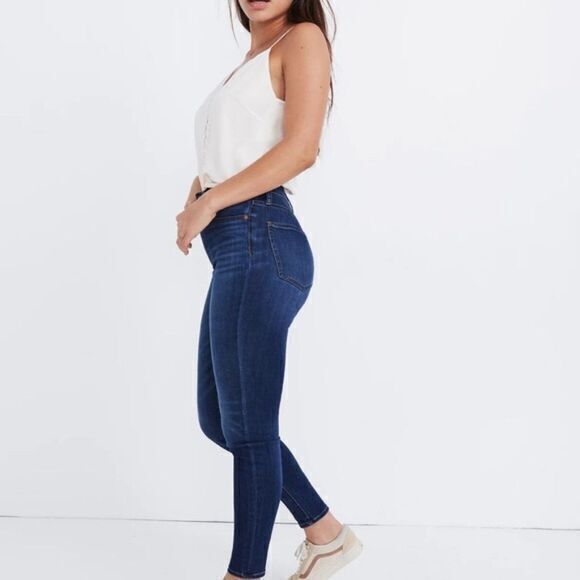 NEW Madewell Tall Curvy High-Rise Skinny Jeans in Danny Wash Womens Size 36 - Picture 3 of 7